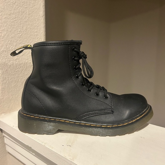 Dr. Martens 1460 J Black Leather Lace Up/Zip Ankle Boots Men’s Size 4  Women’s 5 - Picture 5 of 9